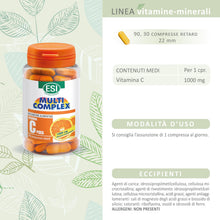 Carica l'immagine nel visualizzatore di Gallery, ESI - Multicomplex Vitamina C Pura Retard, Integratore Alimentare Massimo Dosaggio, a Rilascio Prolungato, Supporta il F