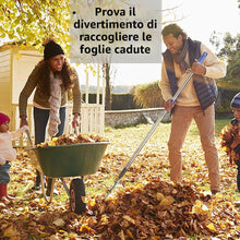 Carica l'immagine nel visualizzatore di Gallery, Rastrello da giardino Heavy Duty, per lavori di giardinaggio con 11 denti in metallo di larghezza 21 cm, aggiornato da 7