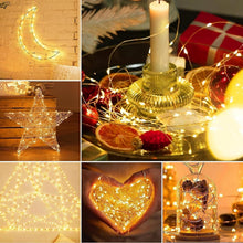 Carica l'immagine nel visualizzatore di Gallery, ALEGRE Catena luminosa a LED con USB, 20 m, 200 LED, filo di rame, con spina, impermeabile, luce bianca calda, per inter