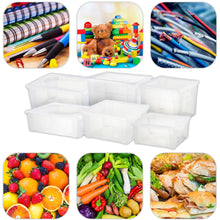 Carica l'immagine nel visualizzatore di Gallery, Stefanplast Visualbox - Contenitore multiuso con chiusura a scatto, 30 L, Trasparente, XXL - 59 x 39 x 17 cm