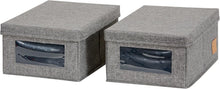 Carica l'immagine nel visualizzatore di Gallery, LOVE IT STORE IT Premium Scatola Porta Scarpe, Grigio, 2 Pezzi