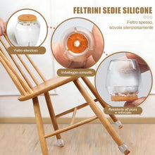 Carica l'immagine nel visualizzatore di Gallery, 40 Pezzi Tappi Per Sedie In Silicone,Gommini Sedie Rotondi,Coprigambe Sedie,Tappi Sedie Rotondi Silicone,Adatti Per Gamb