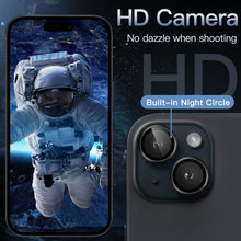 Carica l'immagine nel visualizzatore di Gallery, JETech Pellicola Protettiva Fotocamera per iPhone 15/15 Plus, Mezzanotte