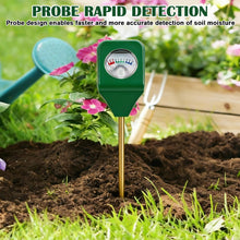 Carica l'immagine nel visualizzatore di Gallery, GAOUTO Set di 4 umidificatori per piante, igrometro 3 in 1, per piante con PH/temperatura/luce, adatto per giardinaggio,