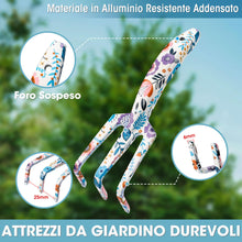 Carica l'immagine nel visualizzatore di Gallery, WORKPRO Set di attrezzi da giardino da 4 pezzi, attrezzi da giardino con scatola regalo, pala da giardino, cesoie da gia