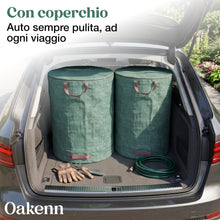 Carica l'immagine nel visualizzatore di Gallery, 2 Sacchi Giardinaggio 270 L con Coperchio - SJC272