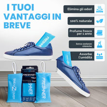 Carica l'immagine nel visualizzatore di Gallery, Freshner Deodorante per scarpe efficace contro l'odore e il sudore dei piedi, elimina i cattivi odori e rilascia una fre