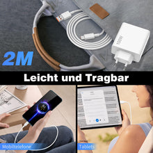 Carica l'immagine nel visualizzatore di Gallery, 100W Caricatore con Cavo USB C 2M per Xiaomi 17 Pro Max 17T 14T 15