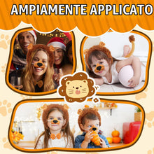 Carica l'immagine nel visualizzatore di Gallery, 4 Pezzi Set Costume da Leone,