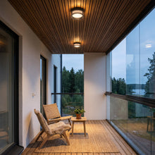 Carica l'immagine nel visualizzatore di Gallery, MARSI Applique LED da Esterno Rotonda IP65, Lampada da Parete e Soffitto Moderna, 9W, 3 Temperature di Colore 2800K/4000