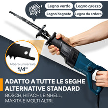 Carica l'immagine nel visualizzatore di Gallery, BAURIX® Lame per Sega a Gattuccio 5 Pezzi 240 mm – Legno, 5 TPI