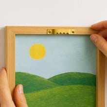 Carica l'immagine nel visualizzatore di Gallery, Ganci Seghettati per Quadri Set 12 Pezzi con Viti – Supporti Appendiquadri Resistenti in Metallo per Cornici, Decorazion