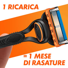 Carica l'immagine nel visualizzatore di Gallery, Gillette Fusion5 Lamette di Ricambio per Rasoio da Uomo (4 lamette)
