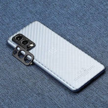 Carica l'immagine nel visualizzatore di Gallery, Ibywind Vetro Temperato per Oneplus Nord 2 5G,[2 Pezzi]con Protezione Obiettivo Fotocamera,Skin in Stile Fibra di Carbon
