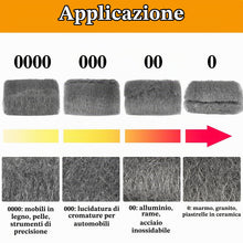 Carica l'immagine nel visualizzatore di Gallery, Lana d'acciaio 0000 contro i topi - MAQIHAN 15 pezzi Metal Polish Lana d'acciaio fine 0000 contro i ratti Steel Wool 000