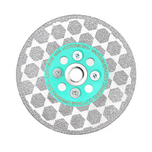 Carica l'immagine nel visualizzatore di Gallery, Disco Diamantato 115MM Porcellanato - Disco Diamantato Gres Porcellanato Doppelseitig Dischi Diamantati Taglio Macinazio