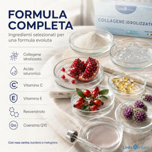 Carica l'immagine nel visualizzatore di Gallery, Collagene da Bere Idrolizzato 5000mg 60 Stick 5g Integratore Linfa Vitalis