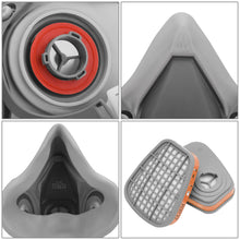 Carica l'immagine nel visualizzatore di Gallery, AirGearPro M-500 A1P2 Maschera Antigas Antipolvere Riutilizzabile