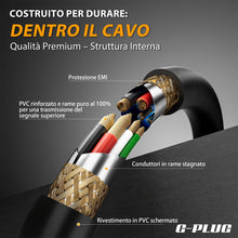 Carica l'immagine nel visualizzatore di Gallery, G-PLUG Cavo Stampante USB 2.0, USB A a B, 2m, Nero, Alta Velocità