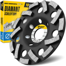 Carica l'immagine nel visualizzatore di Gallery, GRAFF Disco abrasivo diamantato 115 mm per smerigliatrice angolare – Diamante mola per pietra, cemento, colla per piastr