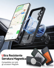 Carica l'immagine nel visualizzatore di Gallery, LeYi Cover Magnetica per Samsung Galaxy A56 5G con Vetro Temperato(Nero)