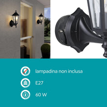 Carica l'immagine nel visualizzatore di Gallery, EGLO Laterna 4, Lampada da parete per esterni a 1 luce, lampada da parete