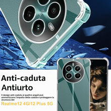 Carica l'immagine nel visualizzatore di Gallery, ISOI - Cover compatibile con Realme 12 4G / Realme 12+ Plus 5G Custodia, con Paraurti Airbag Antiurto Protezione Complet