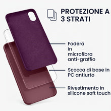 Carica l'immagine nel visualizzatore di Gallery, kwmobile Cover per Apple iPhone XR Custodia - Back Case per Smartphone in Silicone TPU - Protezione Gommata - rosso fulv