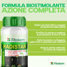 Carica l'immagine nel visualizzatore di Gallery, FITOKEM Radistar - Effetto Ormone Radicante per Talee in Polvere (100 gr) Radicante per Piante, Limone, Orchidee, Micorr
