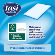 Carica l'immagine nel visualizzatore di Gallery, IASI traverse letto 60x90 Fresh, Assorbenza Maxi Plus, tecnologia 'odour control' con delicata profumazione, 15 Unità