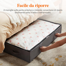 Carica l'immagine nel visualizzatore di Gallery, Lifewit Confezione da 4 Contenitori Portaoggetti Sottoletto per Coperte con Maniglia Rinforzata, Organizer per Piumoni, 