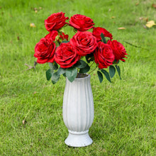 Carica l'immagine nel visualizzatore di Gallery, Bocola Vaso per cimitero per decorazioni tombali con punte in metallo, supporto per fiori artificiali, fiori finti per e