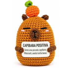 Carica l'immagine nel visualizzatore di Gallery, EQUIK PRODUCTS Capibara Positiva – Regalo Originale e Divertente per Donna o Uomo | Idea Regalo Compleanno Amica, Colleg