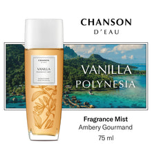 Carica l'immagine nel visualizzatore di Gallery, Chanson d'Eau Les Eaux du Monde Vanilla Profumo Spray Corpo e Capelli Donna, Profumo ambrato gourmand, 75 ml