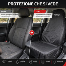 Carica l'immagine nel visualizzatore di Gallery, Coprisedili auto – 2 pezzi impermeabili anteriori universali 132x54 cm