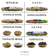 Carica l'immagine nel visualizzatore di Gallery, Ghiaia Bianco 1,8Kg - Sassolini Decorativi (9-12 mm)