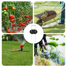 Carica l'immagine nel visualizzatore di Gallery, 70 Picchetti Giardino e 30 Rondelle, 15cm Picchetti Telo Pacciamatura