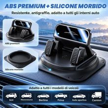 Carica l'immagine nel visualizzatore di Gallery, BSOON Supporto per telefono cellulare girevole a 360° per auto, blocco automatico, supporto per telefono da cruscotto co