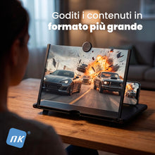 Carica l'immagine nel visualizzatore di Gallery, NK Amplificatore per schermo da 12 pollici, pieghevole per cellulare
