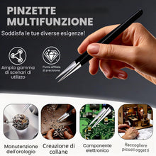 Carica l'immagine nel visualizzatore di Gallery, G.CATACC 4 Pezzi Pinzette di Precisione, Kit di Pinzette Curve e Appuntite