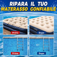 Carica l'immagine nel visualizzatore di Gallery, Kit Riparazione Piscina Intex Impermeabile con Toppe Trasparenti e Colla PVC, Kit Riparazione Liner Piscina, Materasso G