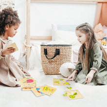 Carica l'immagine nel visualizzatore di Gallery, GOLDGE 16 Pezzi Puzzle Legno Bambini, Giochi Bambini 1 2 3 4 Anni