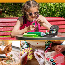 Carica l'immagine nel visualizzatore di Gallery, PARENCE – Kit da cucito completo con custodia a zip – 40 bobine di filo multicolore, aghi, ferri, forbici, accessori da cucito – Ideale per principianti, casa e viaggi