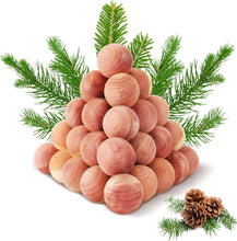 Carica l'immagine nel visualizzatore di Gallery, Yizhet Cedro Antitarme, 40 Pezzi Palline Cedro Naturale