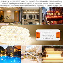 Carica l'immagine nel visualizzatore di Gallery, Alimentatore 12v 1A, 12W Trasformatore 220V a 12v, trasformatore 12 volts