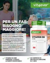 Carica l'immagine nel visualizzatore di Gallery, vit4ever Vitamina B6 come P-5-P - 365 Compresse