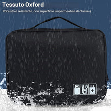 Carica l'immagine nel visualizzatore di Gallery, AiQInu Organizer Cavi Borsa da Viaggio Organizzatore Cavi Resistente All'acqua Portatile Porta Cavi Organizer per Caricatore, Chiavetta USB, Auricolare, Power Bank, Hard Disk, Scheda SD