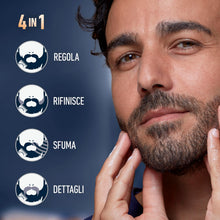 Carica l'immagine nel visualizzatore di Gallery, King C. Gillette Rasoio Elettrico Barba Pro, Regolabarba Uomo, Selettore di Precisione, Cura Barba Uomo, 40 Impostazioni
