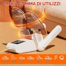 Carica l'immagine nel visualizzatore di Gallery, Asciuga Scarpe Elettrico per 2 Paia - Asciuga Scarpe Portatile per Scarpe, Schermo Touch LED - con Sterilizzazione UV - 