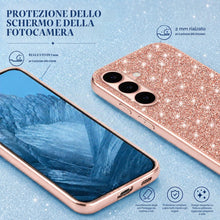 Carica l'immagine nel visualizzatore di Gallery, Cover per Samsung S25 FE Glitter Antiurto Protettiva, Custodia per Samsung Galaxy S25 FE Silicone in TPU Brillantini Pro